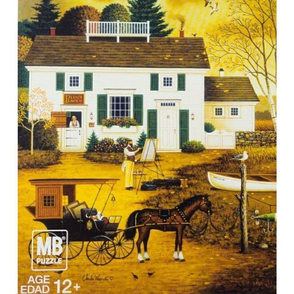 Charles Wysocki's Americana The Birch Point Cove 1000 Piece Puzzle